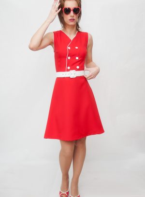 Vestido marinero rojo Newport
