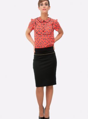 Falda tubo negra Blackbird