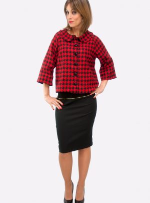 Chaqueta pata de gallo Strawberry