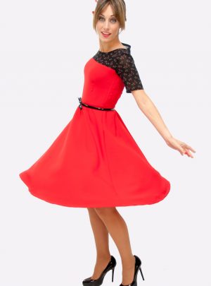 Vestido rojo vuelo Red Balloon