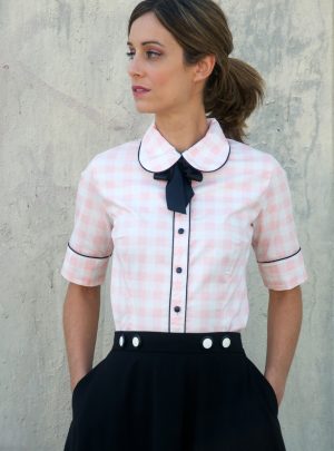 Camisa de cuadros rosa Cadillac