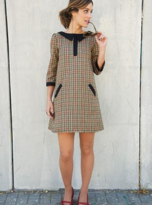 Vestido cuadros Karmann