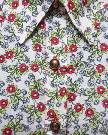 Camisa flores vintage