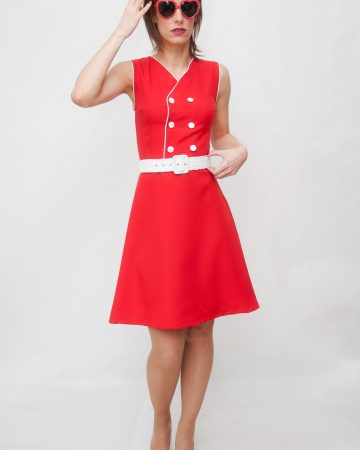 Vestido rojo marinero-Newport-1