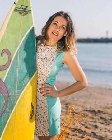 Vestido retro corto Sand Beach