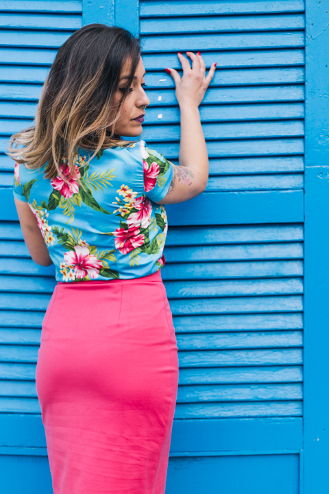Blusa hawaiana mujer deals