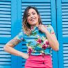 Camisa hawaiana mujer azul Dresses2Kill SS2018