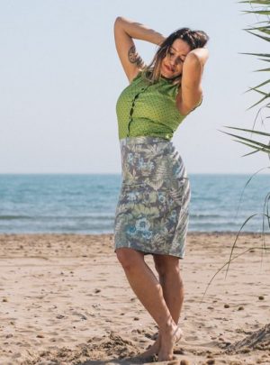 Conjunto falda y camisa Jungle