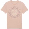 Camiseta sostenible unisex menos dramas neppy pink 1