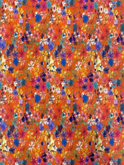 camiseta estampada de flores Azahar