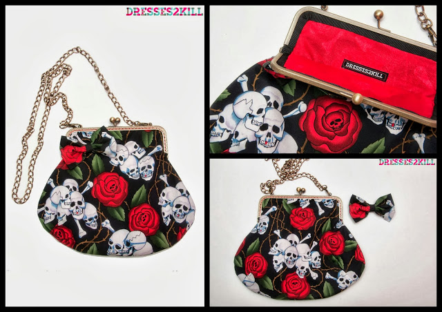 bolso calaveras formitura metalica